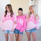 ADULT PINK/LIGHT PINK PUFF SWEATSHIRT
