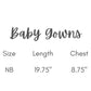 Christmas Baby Gown – PRE-ORDER | Size 0–3M