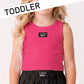 HOT PINK TODDLER TANK