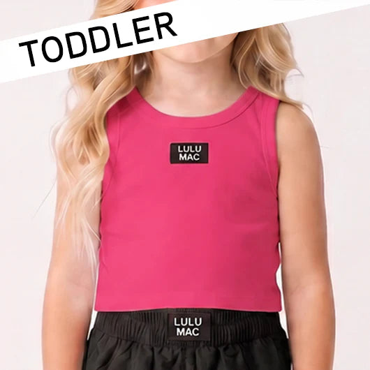 HOT PINK TODDLER TANK