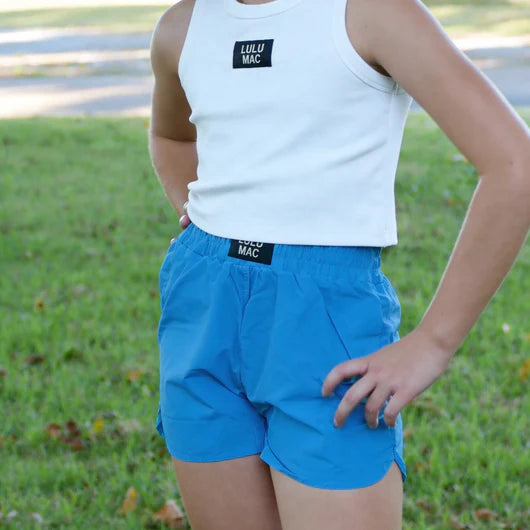 TEAL BLUE KIDS SHORTS