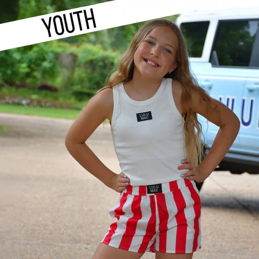 RED DARBY KIDS SHORTS