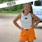 TN ORANGE KIDS SHORTS