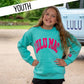 MINT/HOT PINK PUFF KIDS SWEATSHIRT