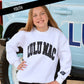 WHITE/BLACK POLKA DOT STITCH KIDS SWEATSHIRT