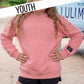PEACH MONO KIDS SWEATSHIRT