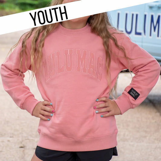 PEACH MONO KIDS SWEATSHIRT