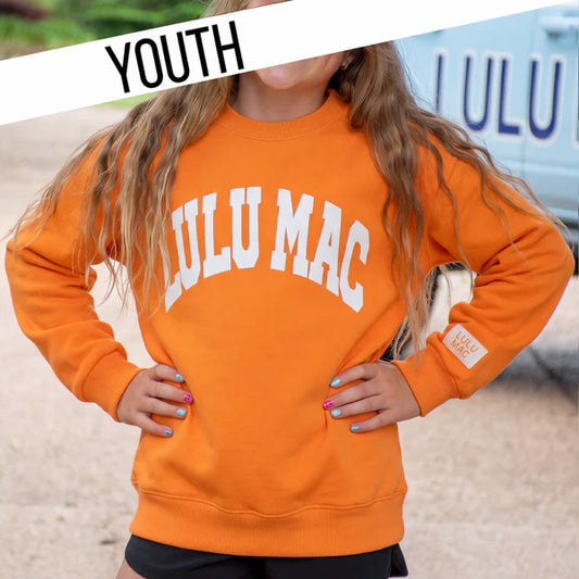 TN ORANGE/WHITE PUFF KIDS SWEATSHIRT
