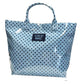 LM TOTE BAG LIGHT BLUE/NAVY DOT