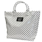 LM TOTE BAG WHITE/BLACK DOT