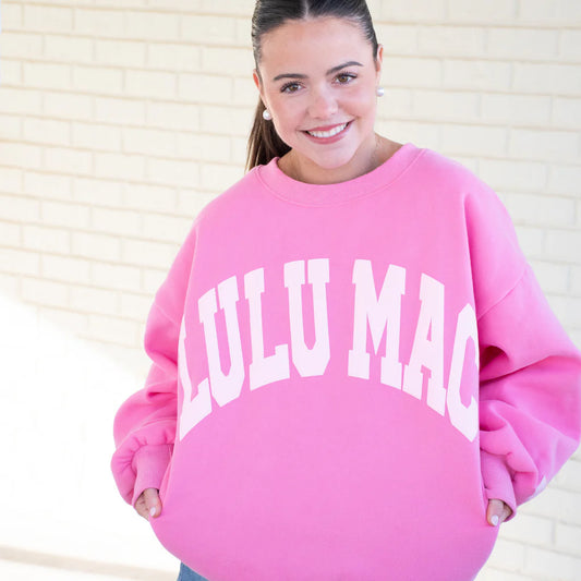 ADULT PINK/LIGHT PINK PUFF SWEATSHIRT