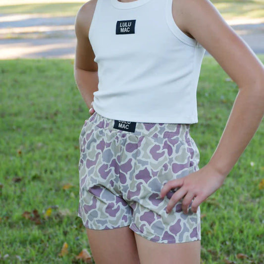 LIGHT CAMO KIDS SHORTS