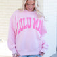 ADULT LIGHT PINK/PINK PUFF SWEATSHIRT