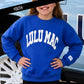 ROYAL/WHITE PUFF KIDS SWEATSHIRT