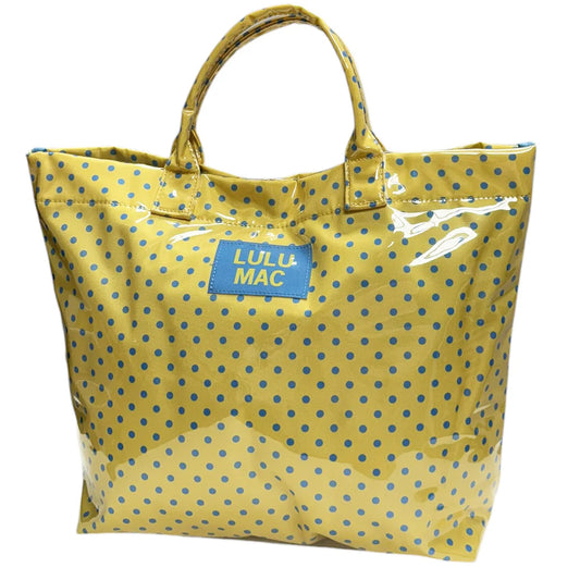 LM TOTE BAG YELLOW/BLUE DOT