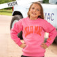 PINK/ORANGE PUFF SWEATSHIRT