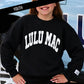 BLACK/WHITE PUFF KIDS SWEATSHIRT