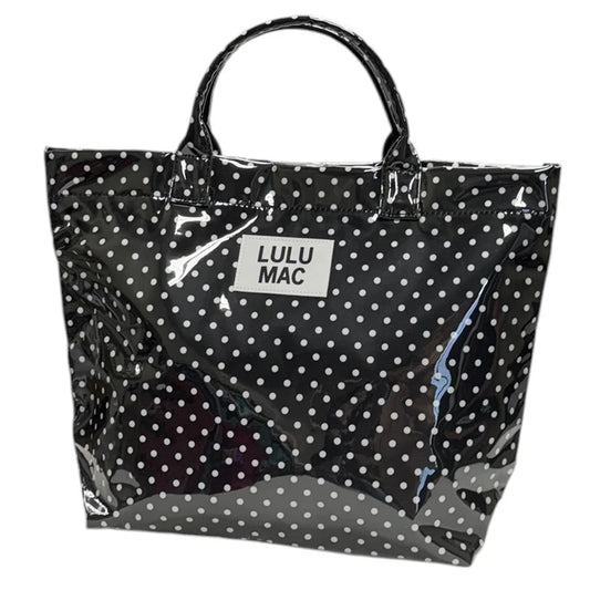 LM TOTE BAG BLACK/WHITE DOT