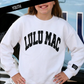 WHITE/BLACK PUFF KIDS SWEATSHIRT