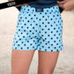 LIGHT BLUE/ NAVY POLKA DOT KIDS SHORTS